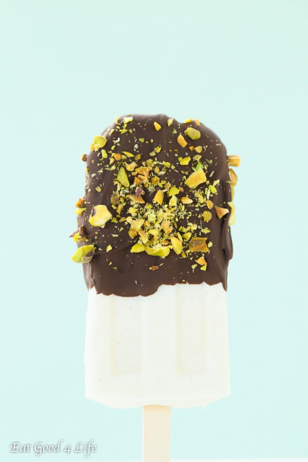 Vanilla frozen yogurt popsicles | Eat Good 4 Life