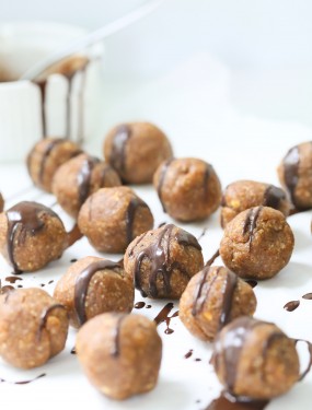 3 ingredient almond butter bites | Eat Good 4 Life