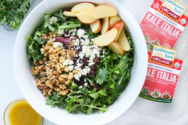 Walnut apple kale salad | Eat Good 4 Life