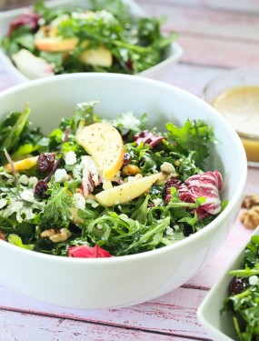 Walnut apple kale salad | Eat Good 4 Life