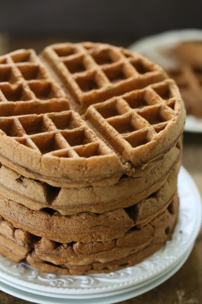 whole wheat chocolate waffles | Eat Good 4 Life