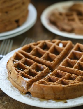 whole wheat chocolate waffles | Eat Good 4 Life