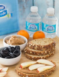 almond butter apple sandwich | Eat Good 4 Life