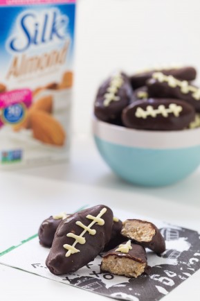 Healthy cookie dough footballs | Eat Good 4 Life