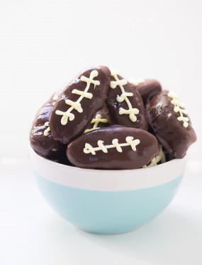 Healthy cookie dough footballs | Eat Good 4 Life