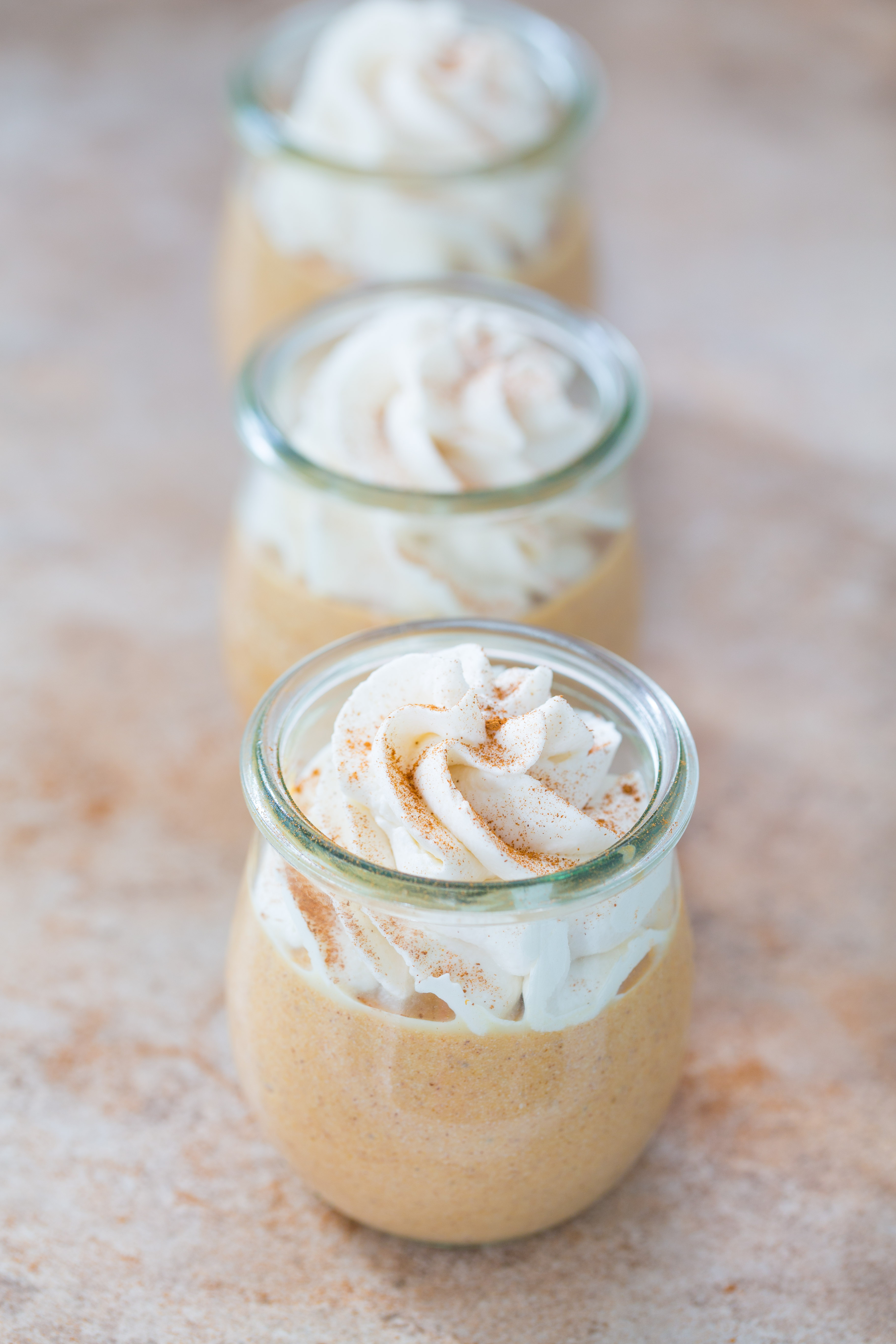 High protein pumpkin mousse