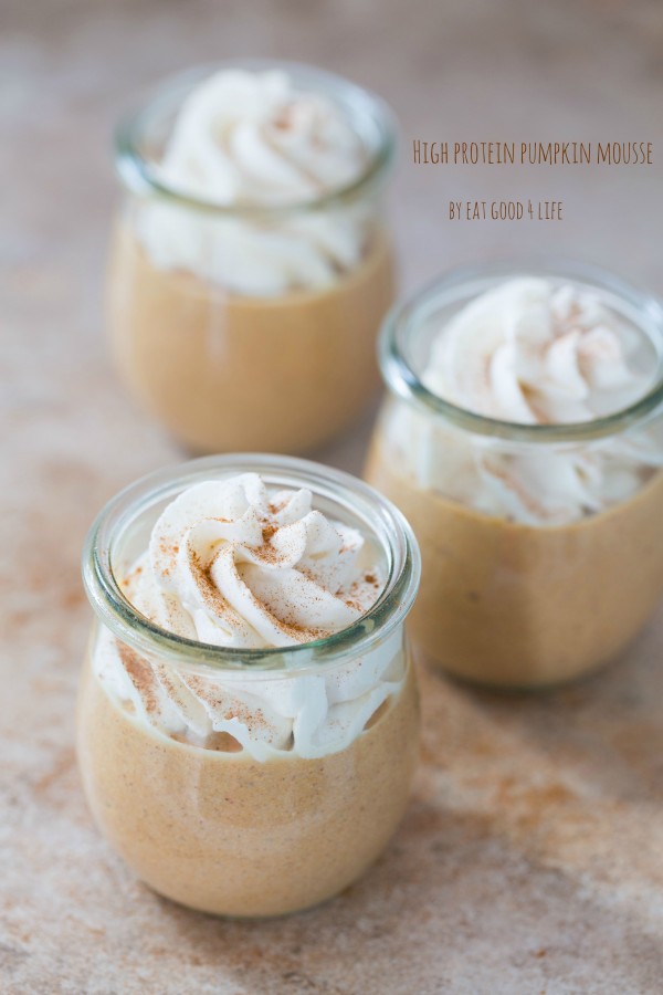 high protein pumpkin mousse | Eat Good 4 Life