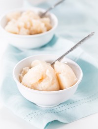 Maple pear ginger sorbet |Eat Good 4 Life