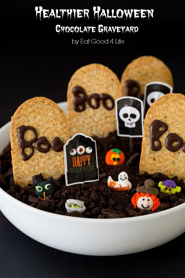 Healthier halloween chocolate graveyard | Eat Good 4 Life