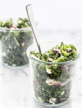 Kale cranberry feta salad | Eat Good 4 Life
