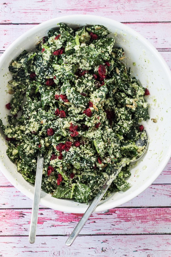 Kale cauliflower salad | Eat Good 4 Life