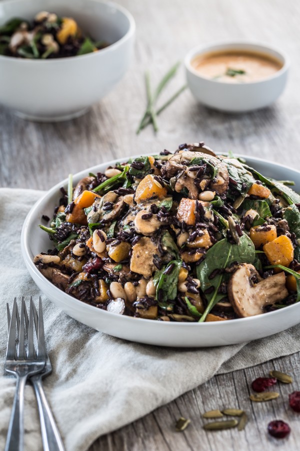 Butternut squash black rice bean salad | Eat Good 4 Life