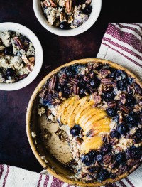 Vegan blueberry apple baked oatmeal | Eat Good 4 Life