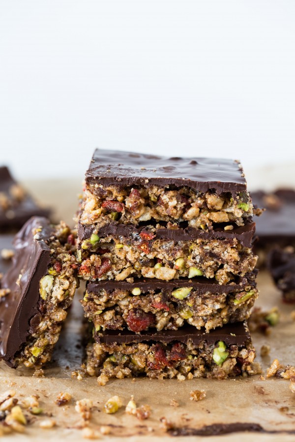 Chocolate goji bars | Eat good 4 life