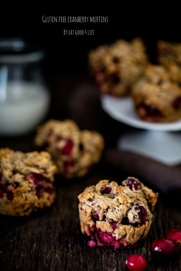 Gluten free cranberry muffins | Eat Good 4 Life