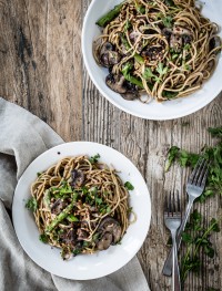 Mushroom asparagus marsala pasta | Eat Good 4 Life