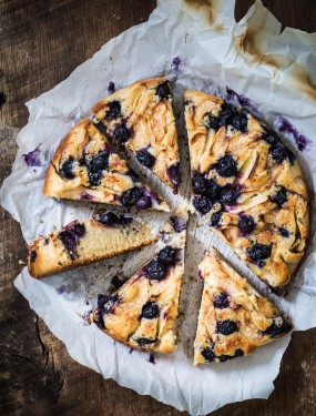 Blueberry apple ricotta cake | Eat Good 4 Life