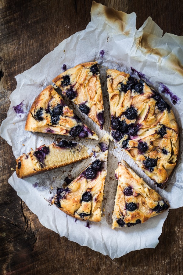 Blueberry apple ricotta cake | Eat Good 4 Life