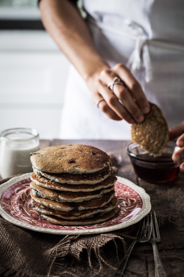 Gluten Free Quinoa Blueberry Pancakes Eat Good 4 Life