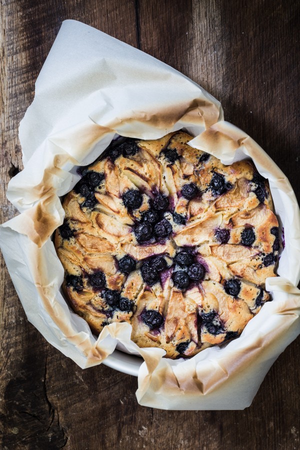 Blueberry apple ricotta cake | Eat Good 4 Life