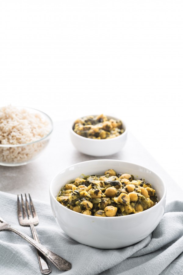 Chickpea curry with spinach | Eat Good 4 Life