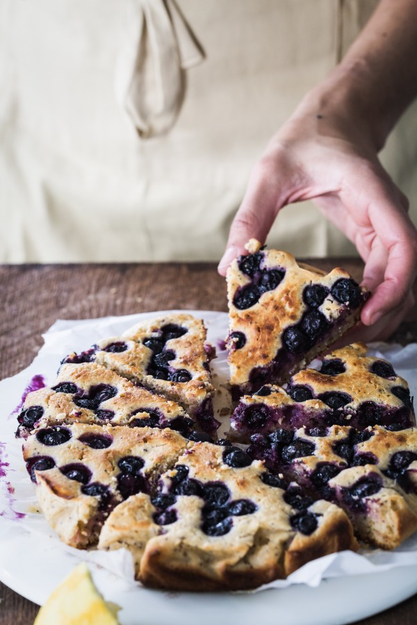 Lemon Blueberry Ricotta Cake | Eat Good 4 Life