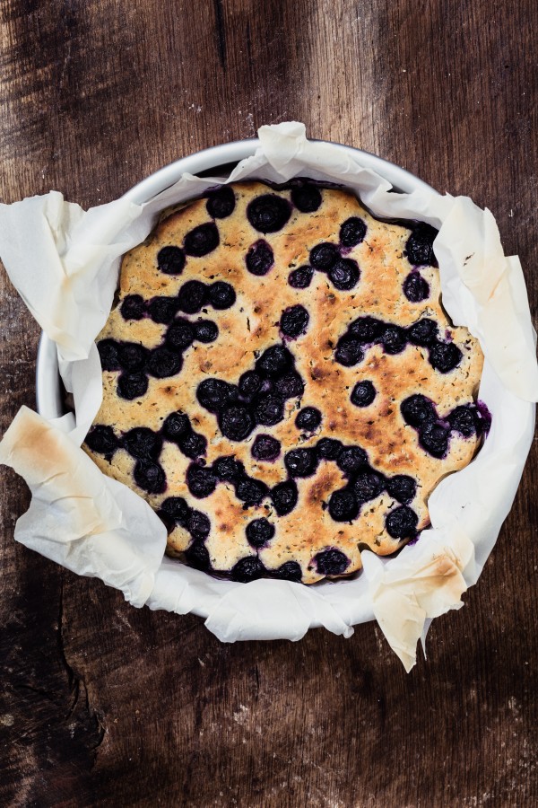 Lemon Blueberry Ricotta Cake | Eat Good 4 Life