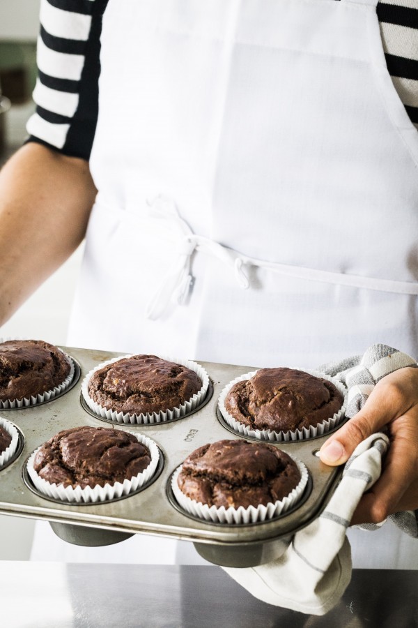 Banana bread chocolate jumbo muffins | Eat Good 4 Life