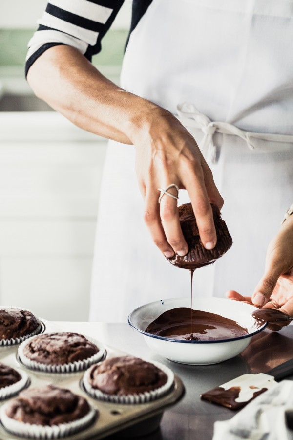 Banana bread chocolate jumbo muffins | Eat Good 4 Life