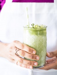 Vegan green tea latte | Eat Good 4 Life