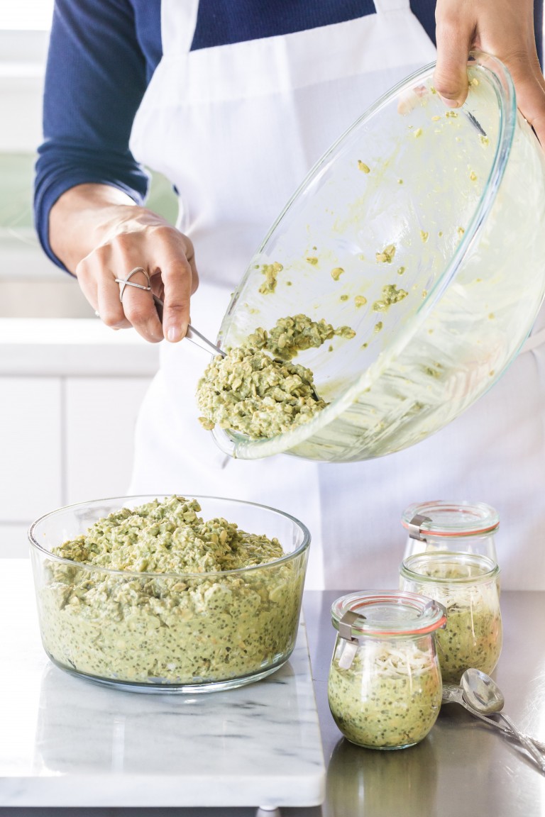 Green tea overnight oats Eat Good 4 Life