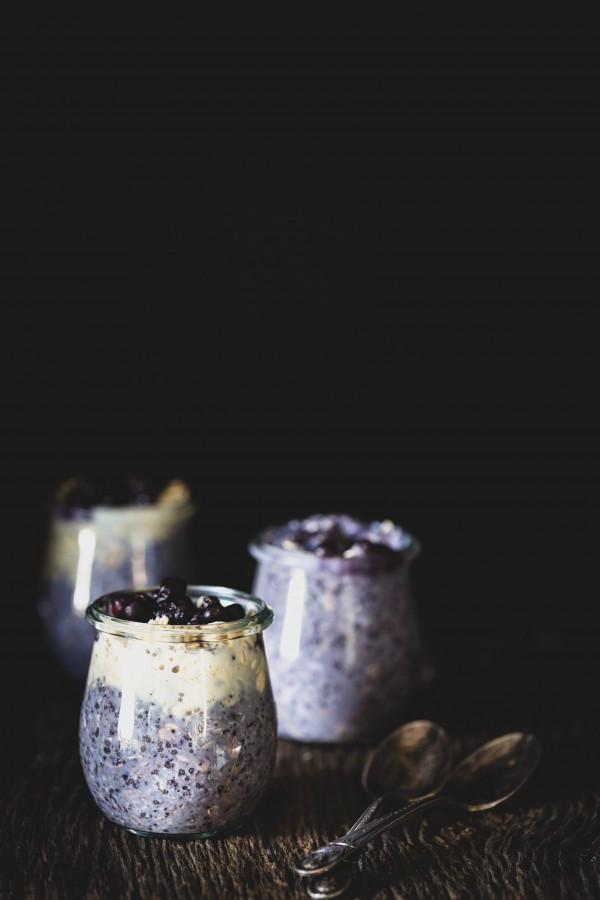 Blueberry coconut overnight oats | Eat Good 4 Life