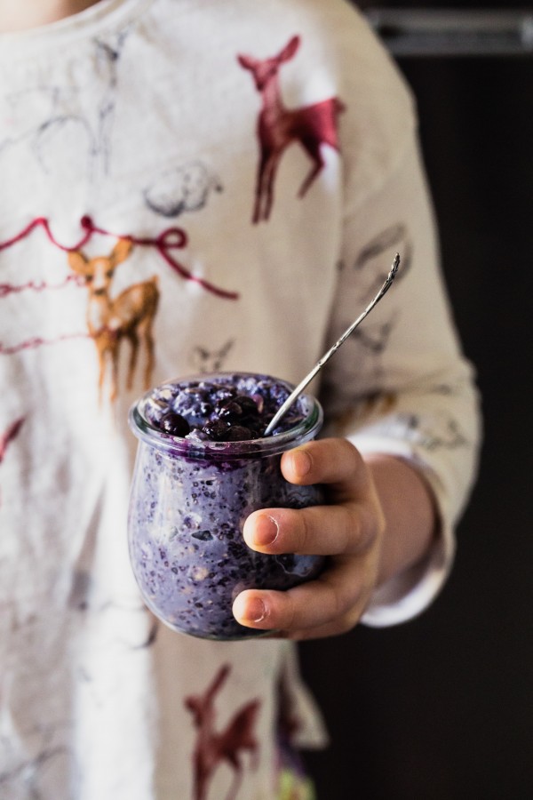 Blueberry coconut overnight oats | Eat Good 4 Life