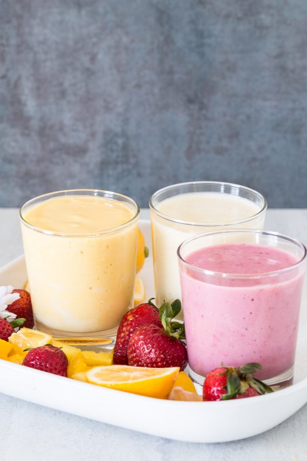 Yogurt protein smoothie 3 ways | Eat Good 4 Life