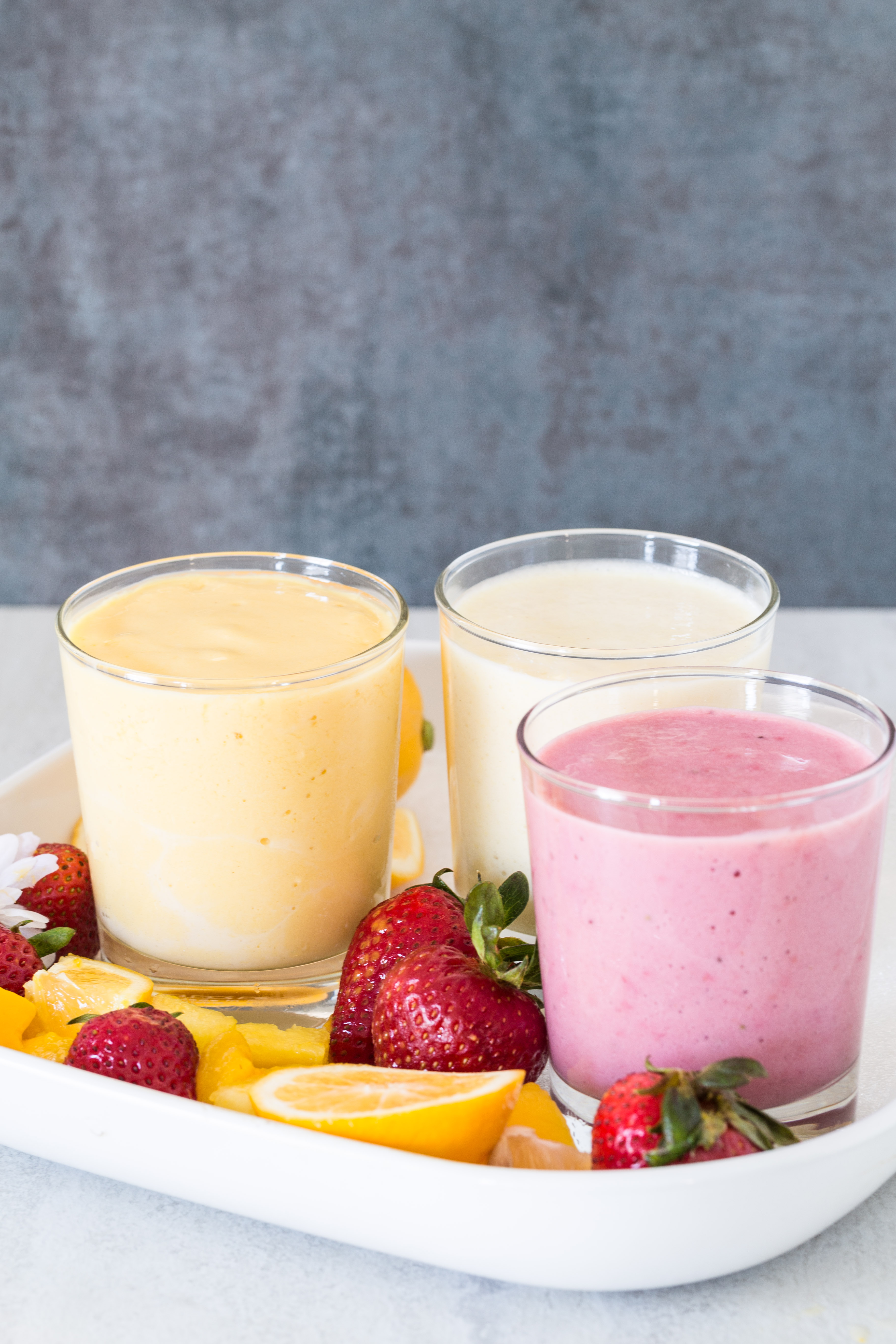 Yogurt protein smoothie 3 ways - Eat Good 4 Life