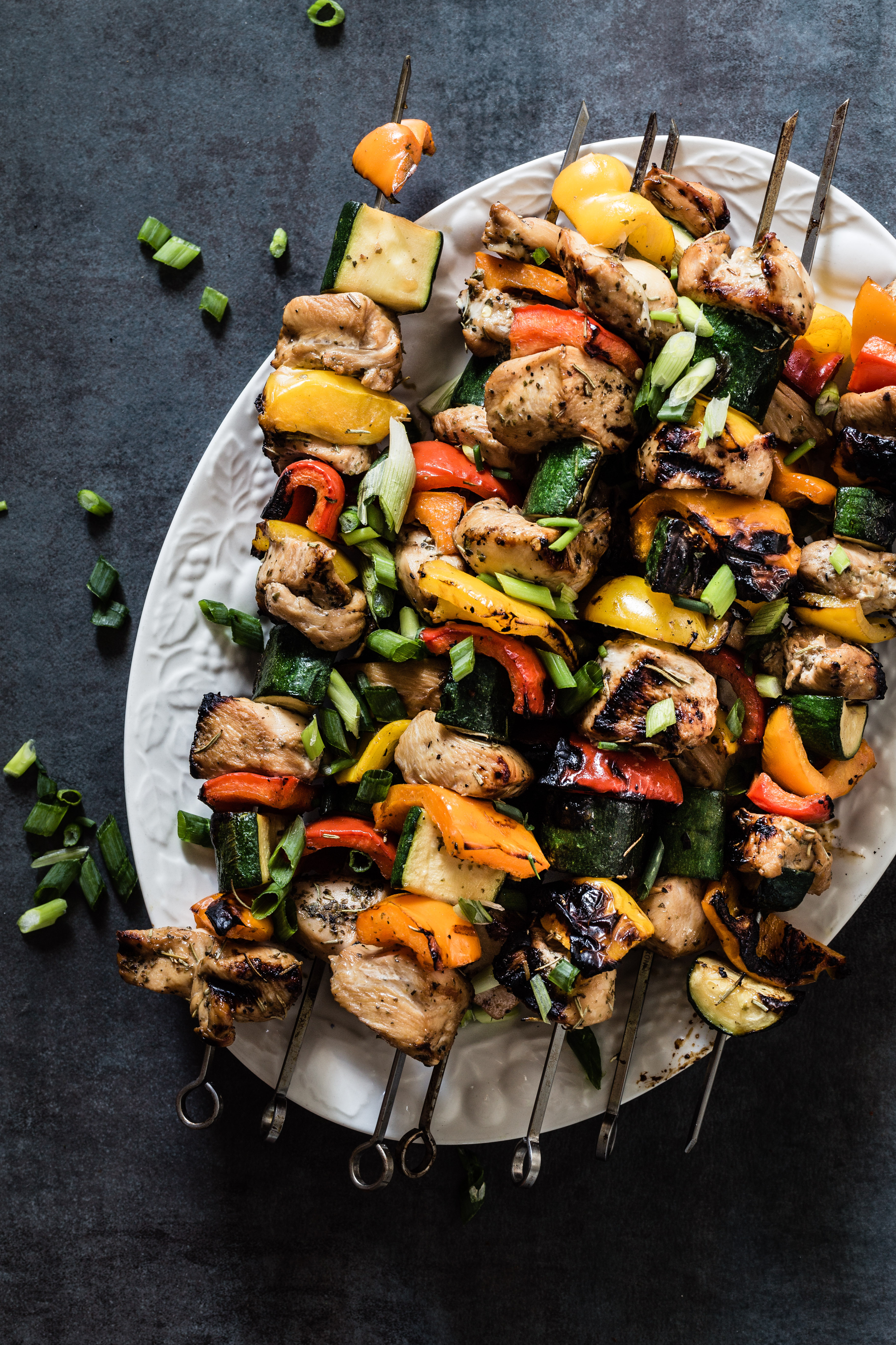 Grilled Chicken Kebabs - Momsdish