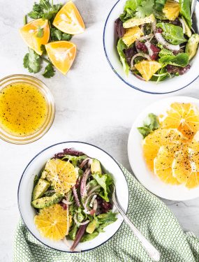 Avocado orange salad with orange honey vinaigrette | Eat Good 4 Life