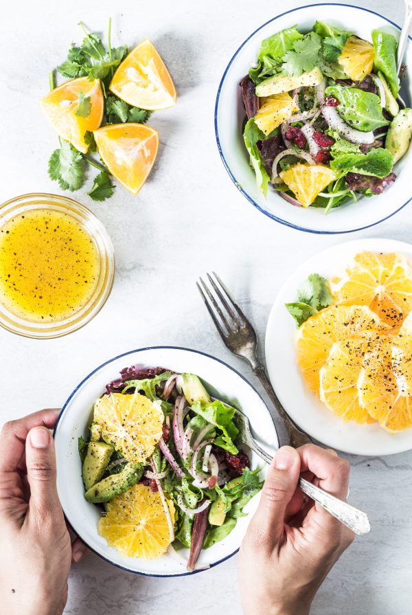 Avocado orange salad with orange honey vinaigrette | Eat Good 4 Life