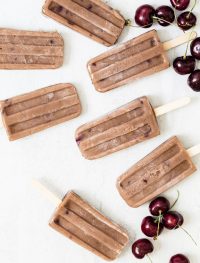 Chocolate cherry protein popsicles | Eat Good 4 Life