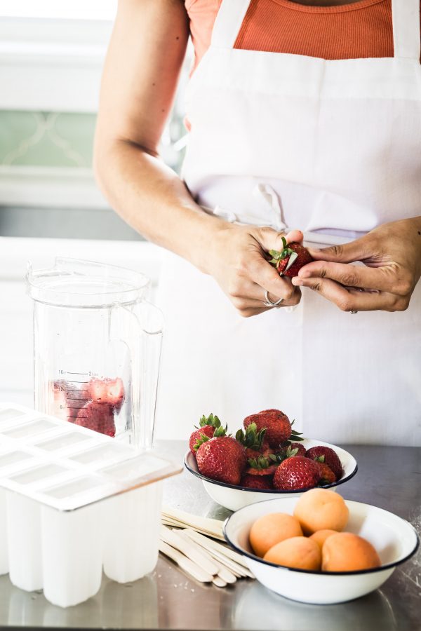 Strawberry apricot popsicles | Eat Good 4 Life