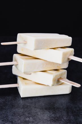 Vegan creamsicle popsicles | Eat Good 4 Life