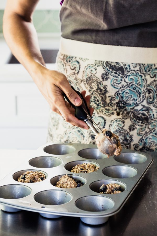 High protein baked blueberry cups | Eat Good 4 Life