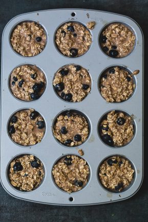 High protein baked blueberry cups | Eat Good 4 Life