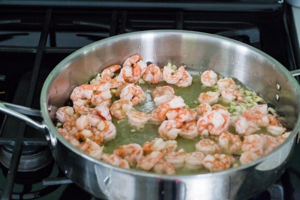 Shrimp scampi pasta with sun dried tomatoes | Eat Good 4 Life