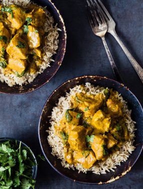 Slow cooker turmeric chicken with spinach | Eat Good 4 Life