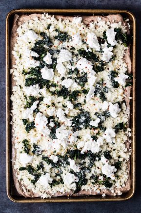 Whole wheat spinach goat cheese pizza | Eat Good 4 Life