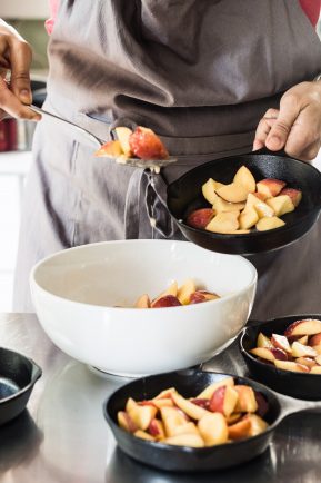 Maple bourbon peach crumble - Gluten free and vegan | Eat Good 4 Life