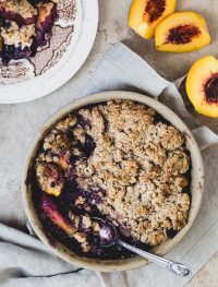 Blueberry peach crumble | Eat Good 4 Life