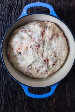 super easy asiago sun dried tomato bread | Eat Good 4 Life