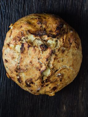 super easy asiago sun dried tomato bread | Eat Good 4 Life